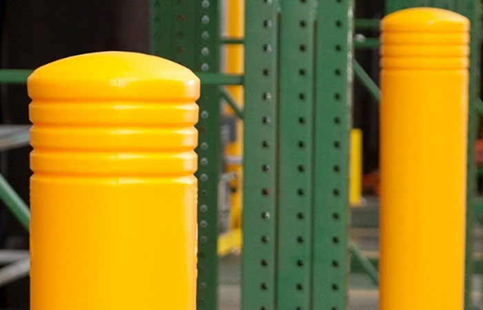 Flexible bollard exterior shell